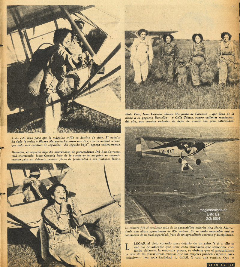 paracaidistas femeninas